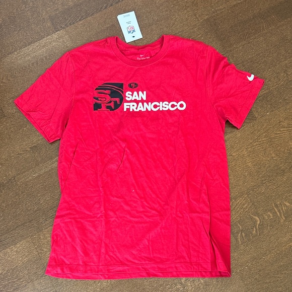 Nike Red San Francisco 49ers NFL Men's T Shirt - Picture 2 of 2